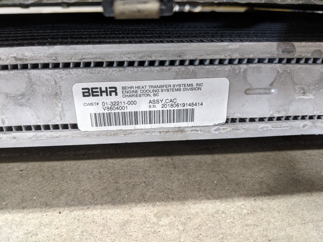 Damaged Freightliner M2 CAC - 01-32211-000 & Radiator Assy - P/N  A05-30693-000 (8475064074556)