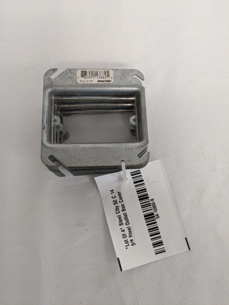 Steel City 52 C 14 5/8 Steel Outlet Box Cover - P/N 7 85991