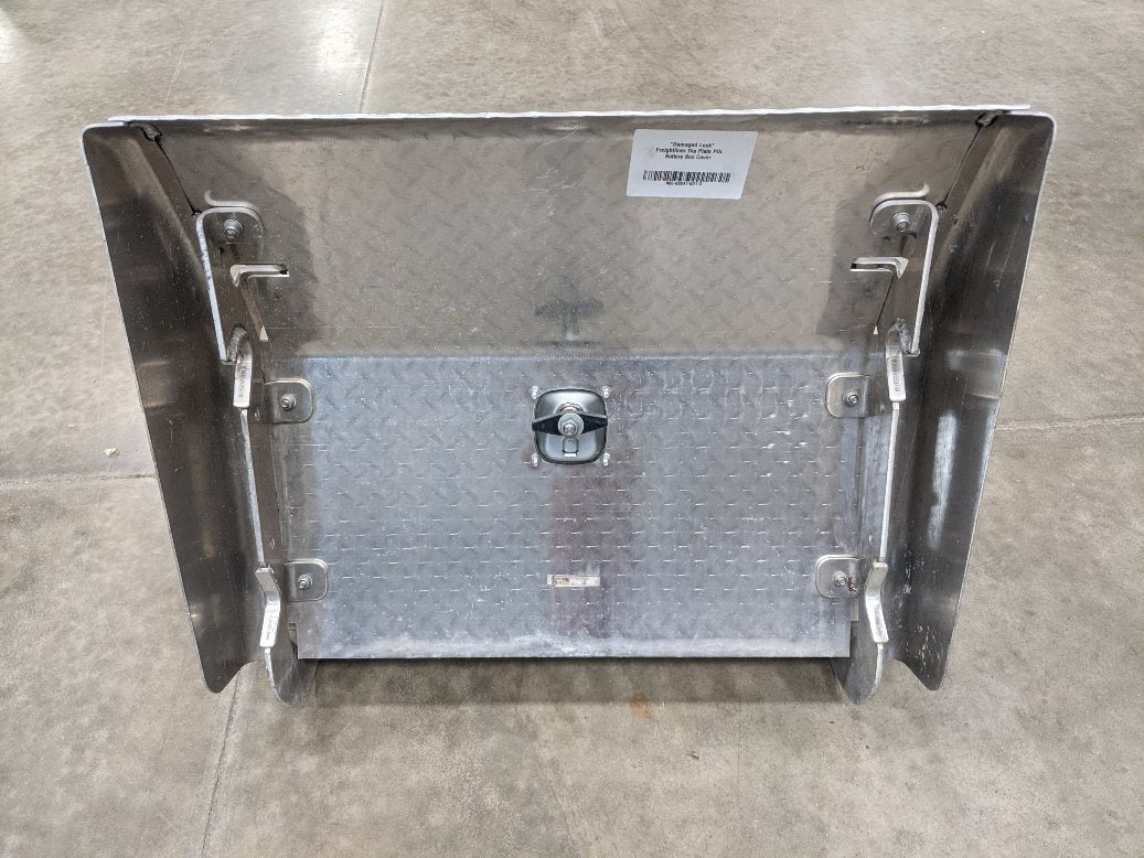 *Damaged Lock* Freightliner Dia Plate POL Battery Box Cover - P/N A06-88241-001 (8753522180412)