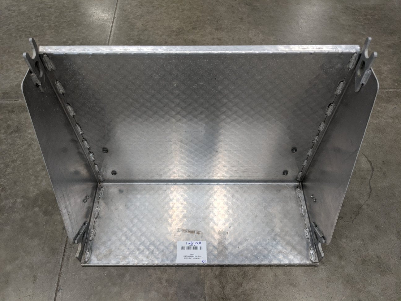*Oxidized* LH 2 Extend Tread Dia. Plate Battery Box Cover - P/N A06-69208-018 (8752799482172)