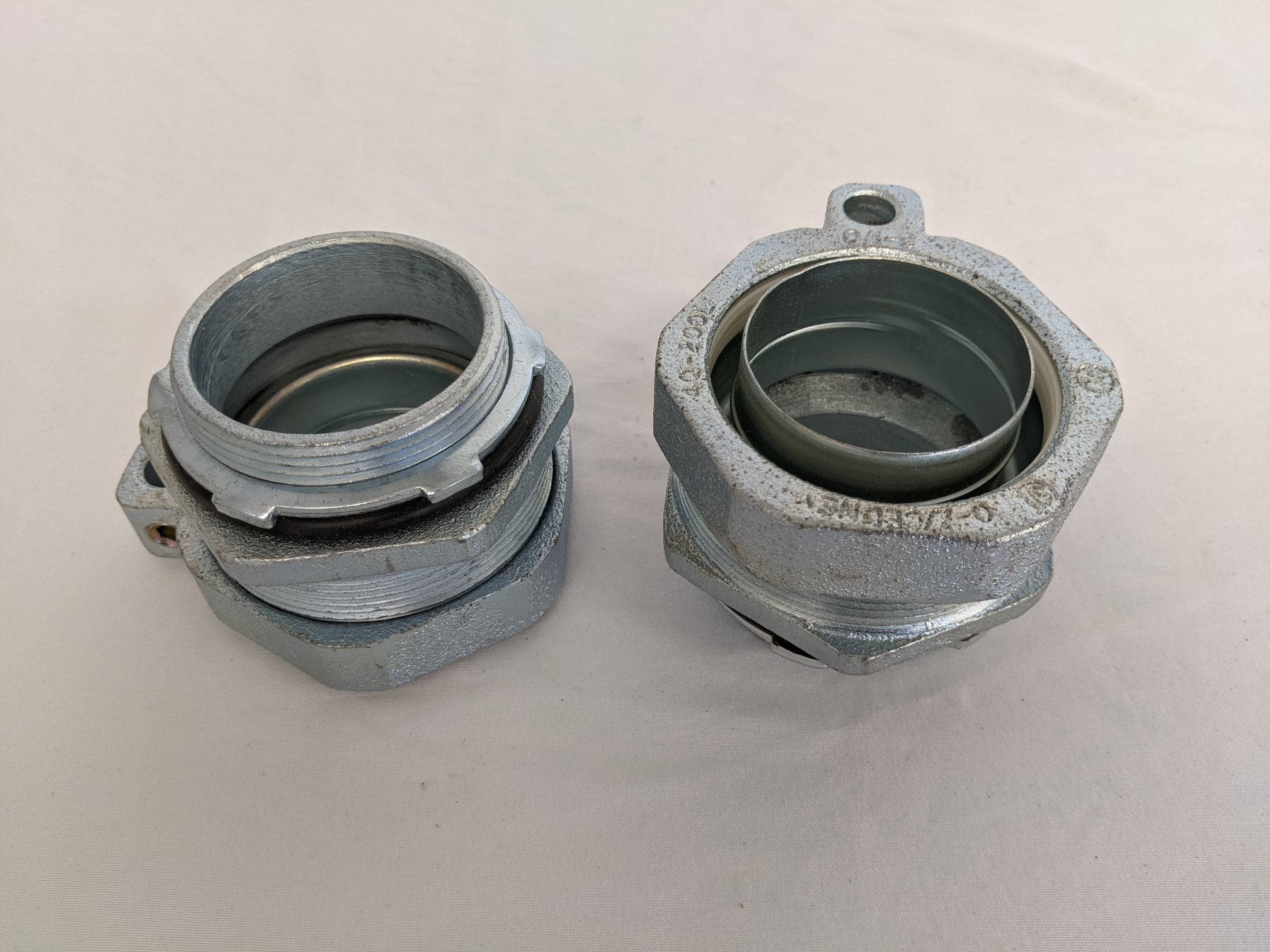 *Set Of 2* Liquidtight Straight 1-1/2" Grounding Connector - P/N 4Q-150L (8754586485052)