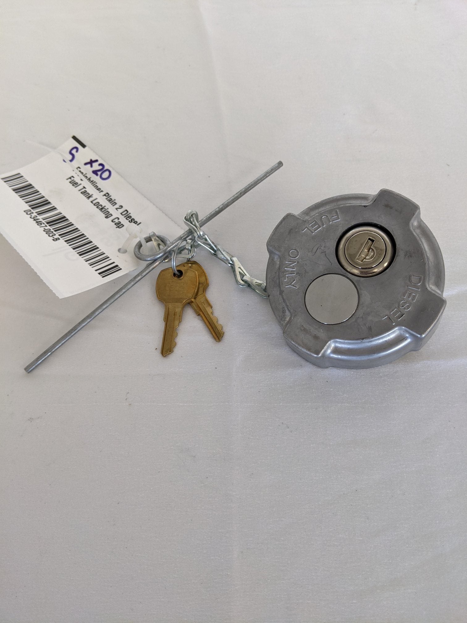 Freightliner Plain 2 Diesel Fuel Tank Locking Cap - P/N 03-34467-003 (8753589780796)