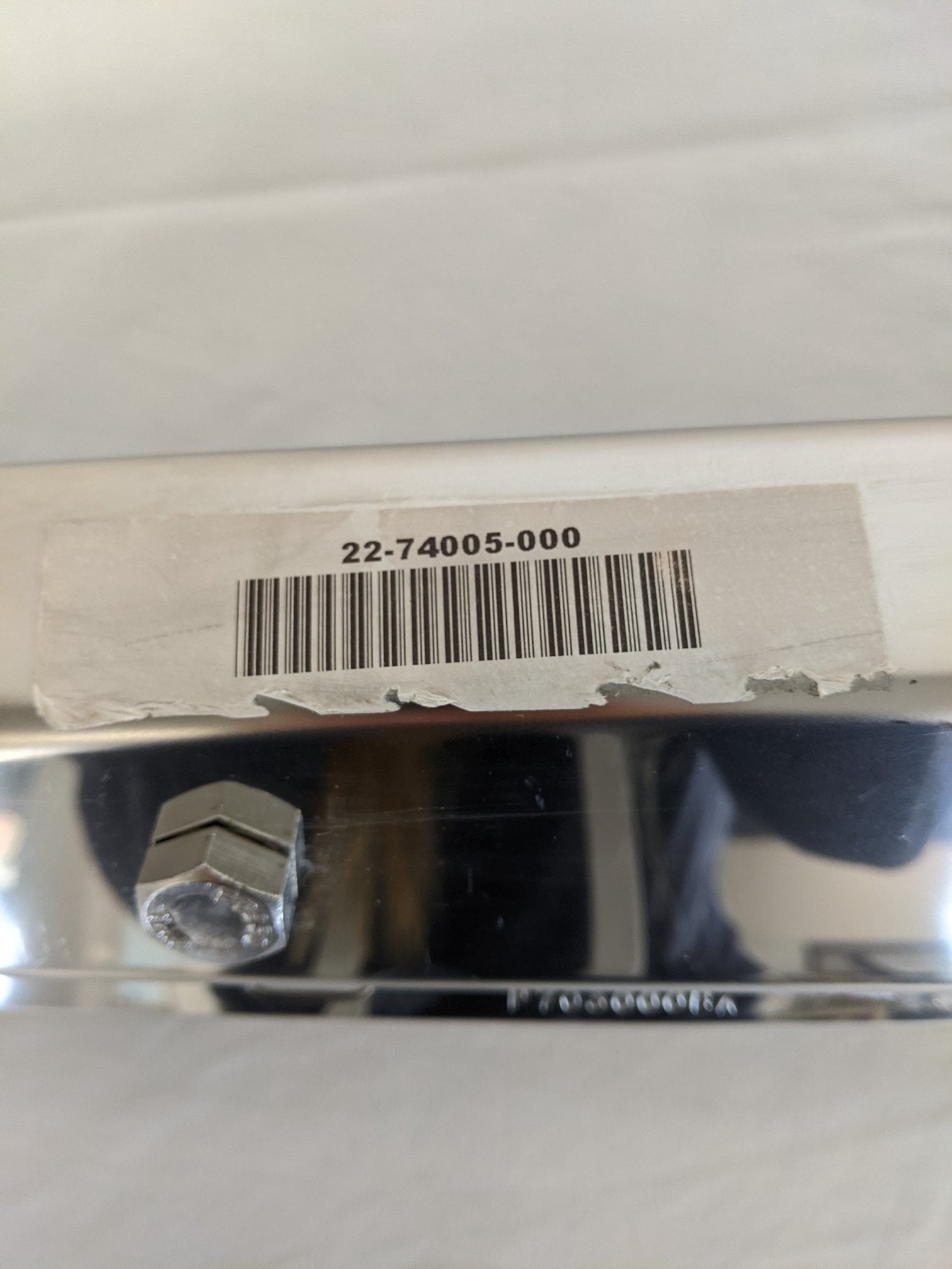 *Cut Bolt* 30" SS Mud Flap Tapered Spring Hanger Bracket - P/N 22-74005-000 (8819430883644)