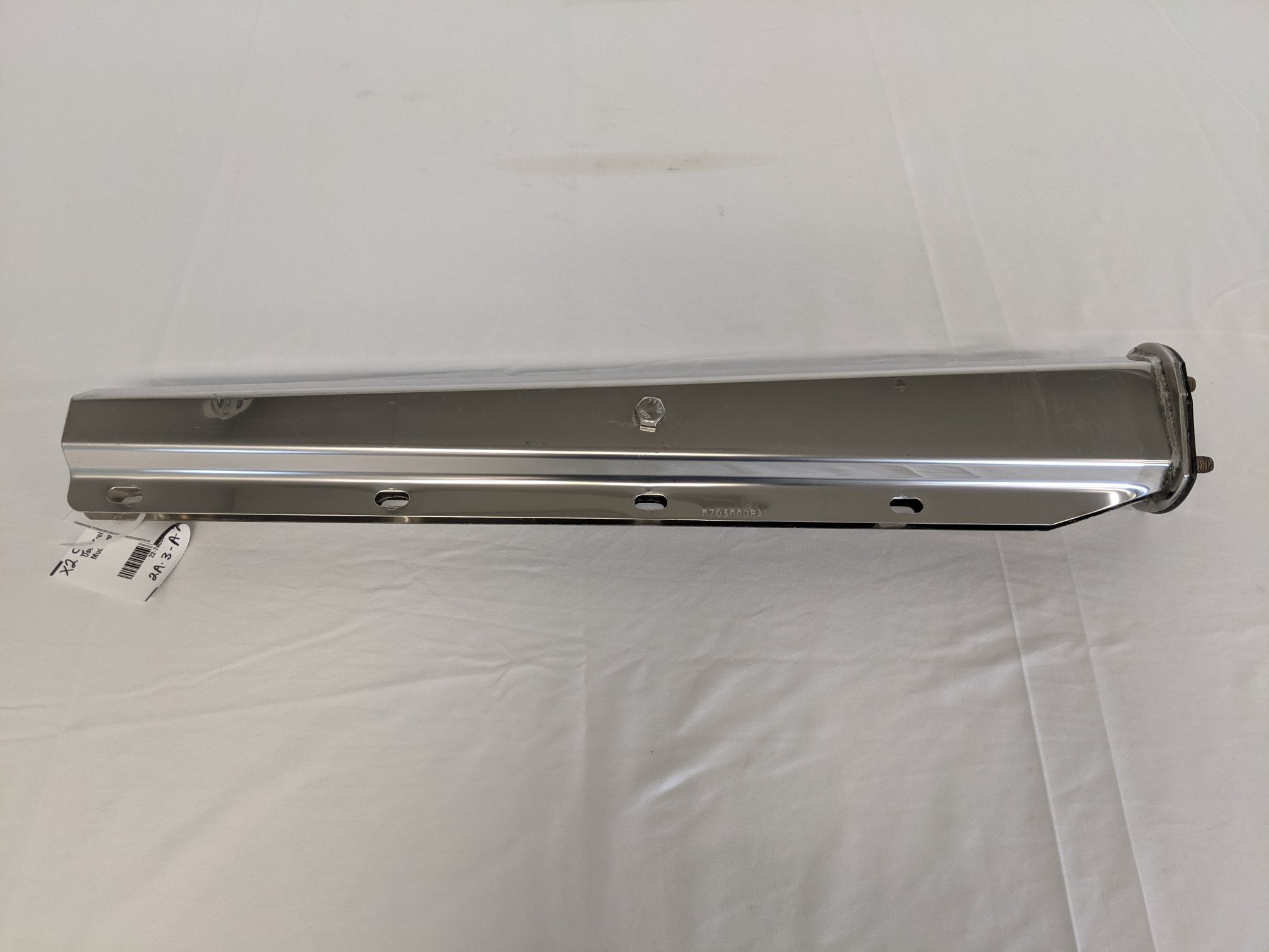 Used Freightliner 30" SS Mud Flap Spring Hanger Bracket - P/N 22-74005-000 (8819430916412)