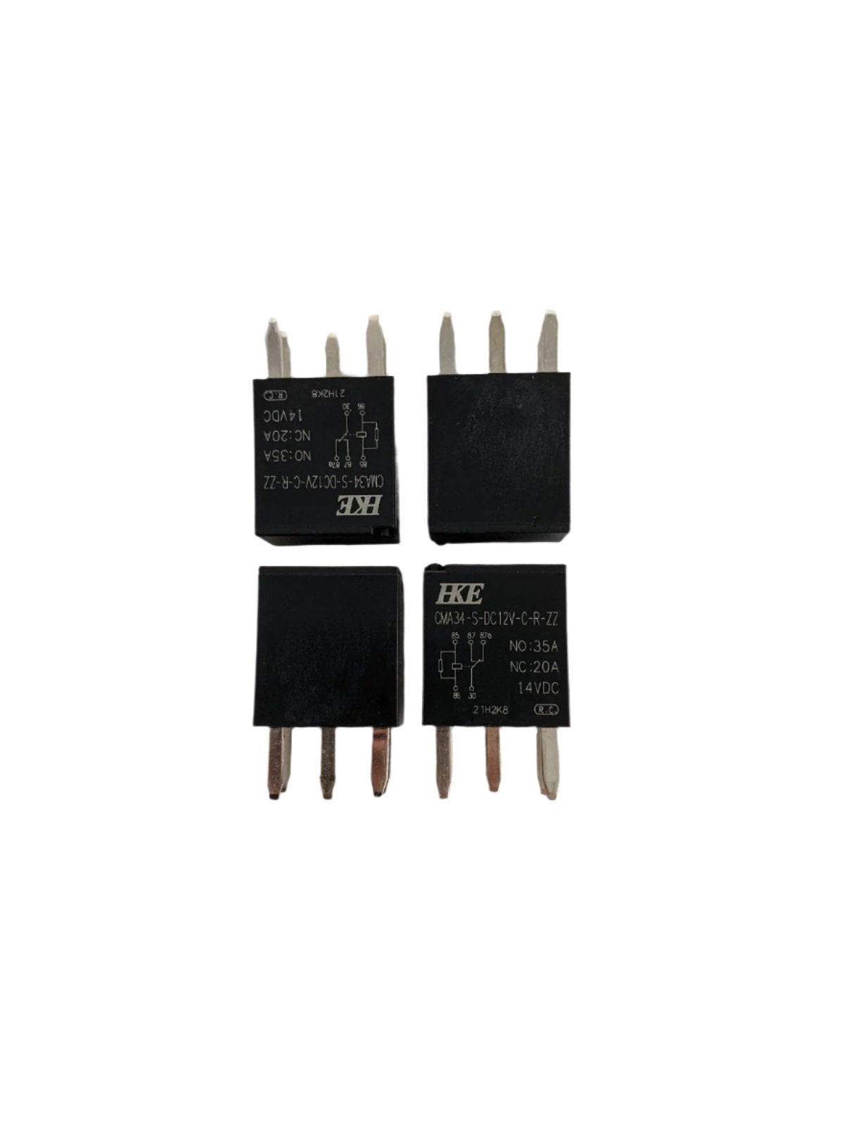*Lot of 4* HKE Relay SPDT 12 Volt Micro Fuse Relay - P/N 23-13265-000 (8823229940028)