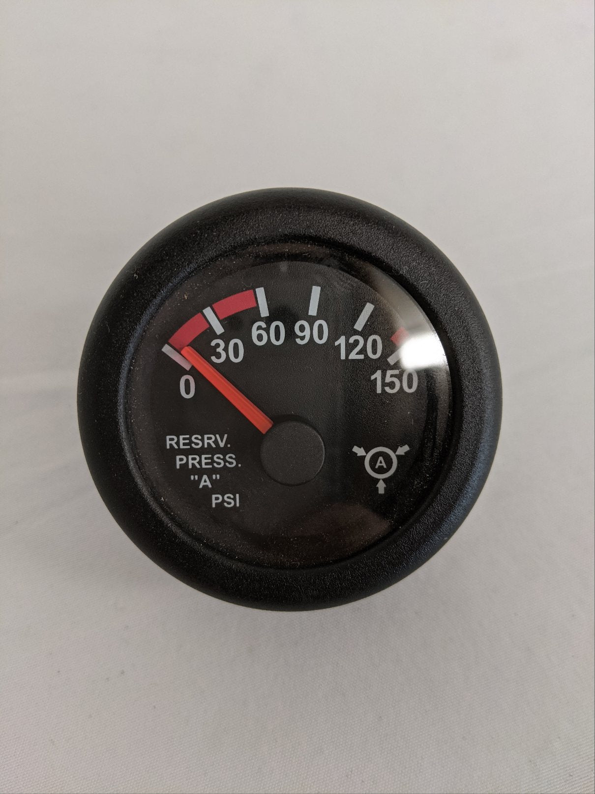 Freightliner Reservoir "A" Pressure PSI Gauge - P/N A22-71455-000 (8847236366652)