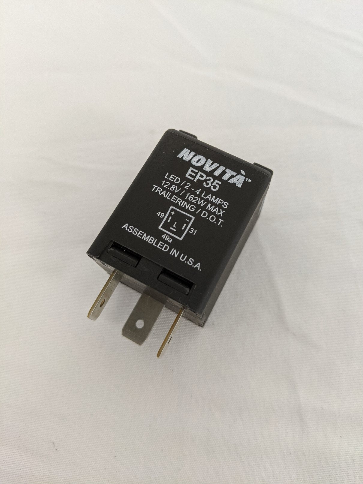 Novita 3 Terminal 13.5Amp 12.8V Relay - P/N EP35 (8890967621948)