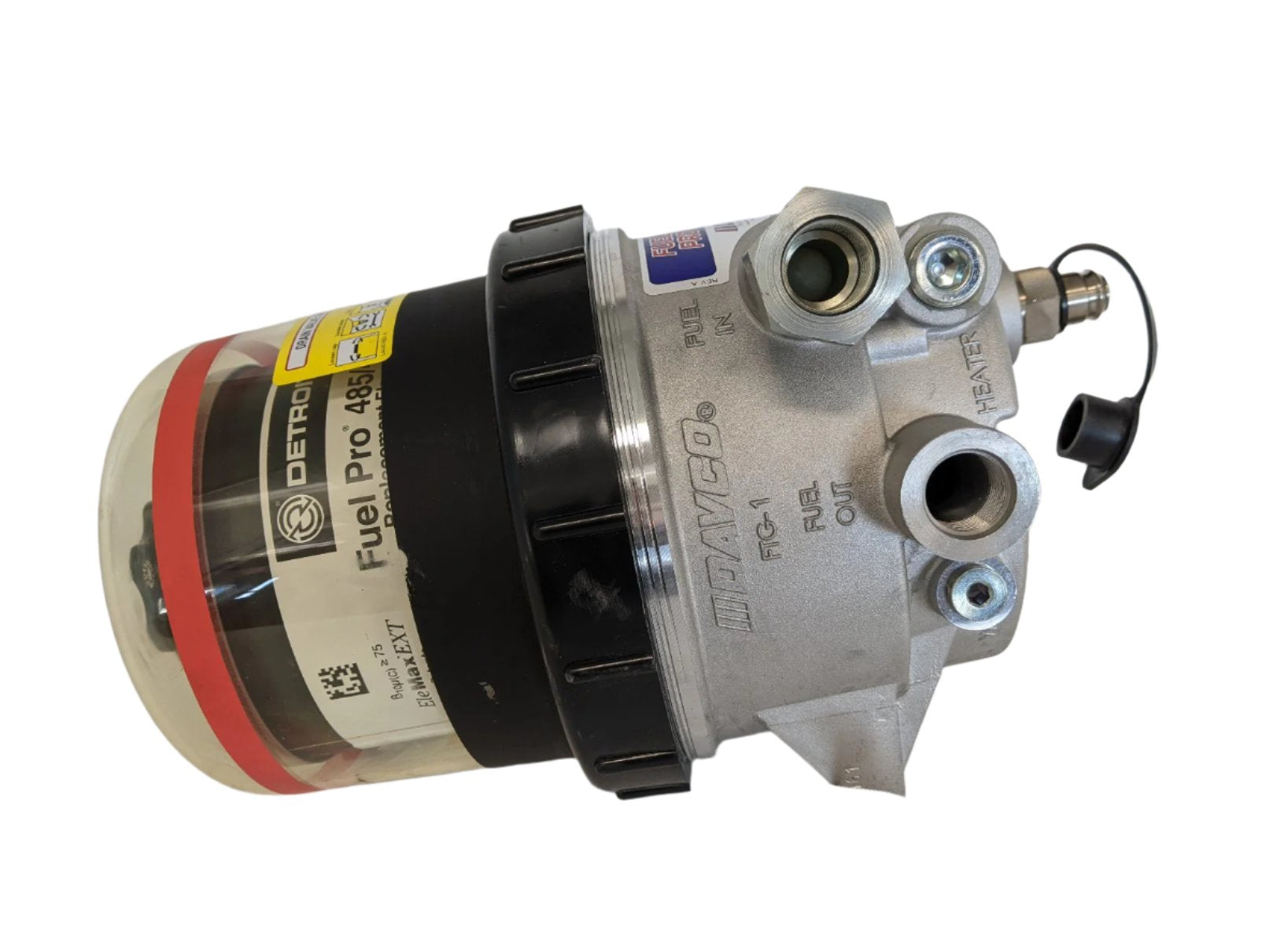 Davco Fuel Pro 487 Black Band Fuel Water Seperator - P/N 03-42051-004 (4802316206166)