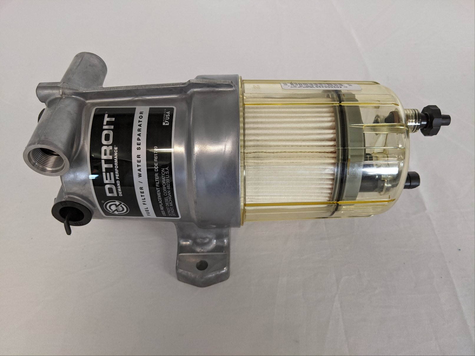 Damaged FTL / WST DDE 12V Fuel Water Bypass Separator - P/N 03-40538-001 (8904435106108)