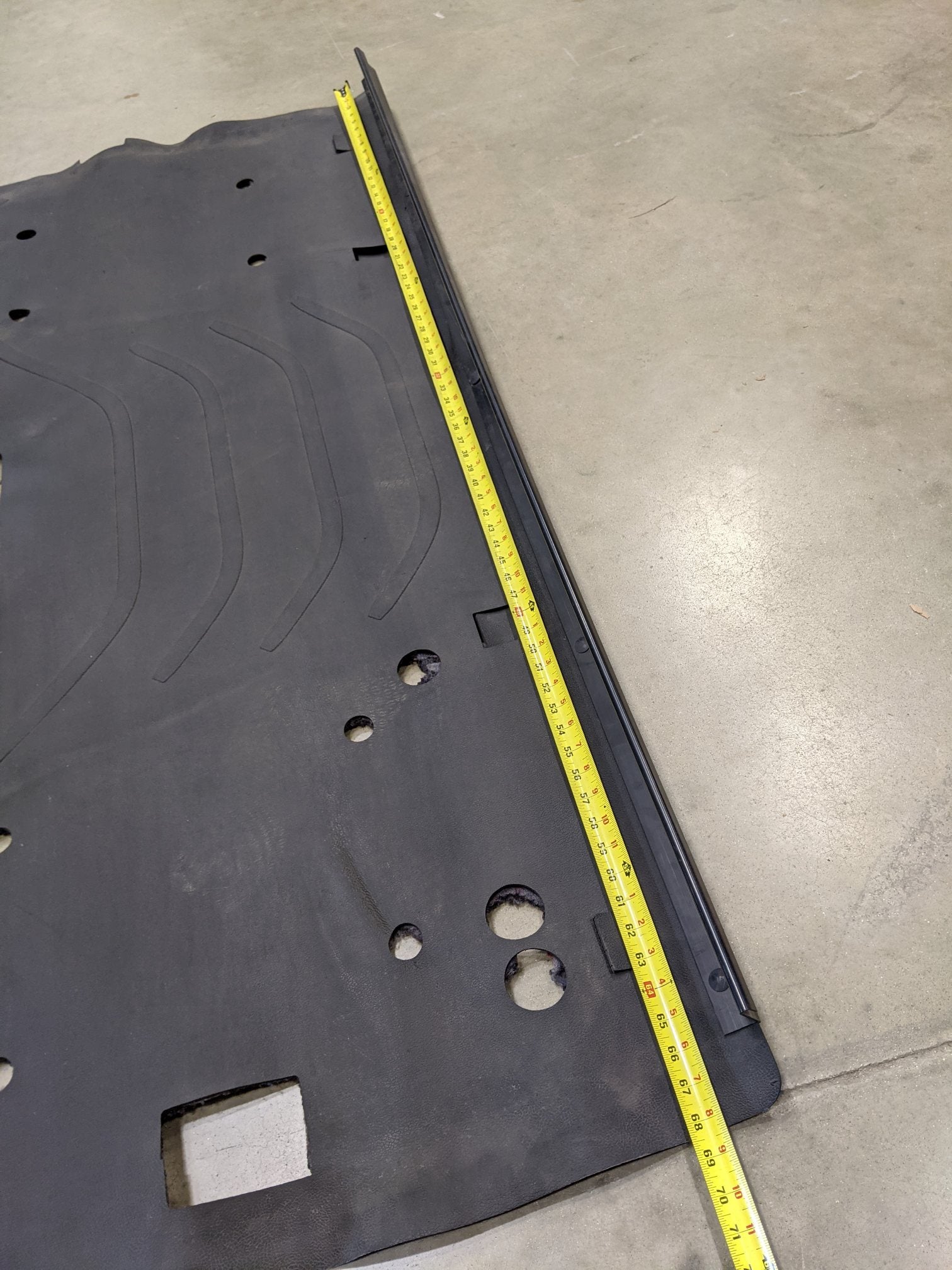 Damaged Freightliner M2 Day Cab Floor Cover - P/N W18-00664-434 (8969059533116)