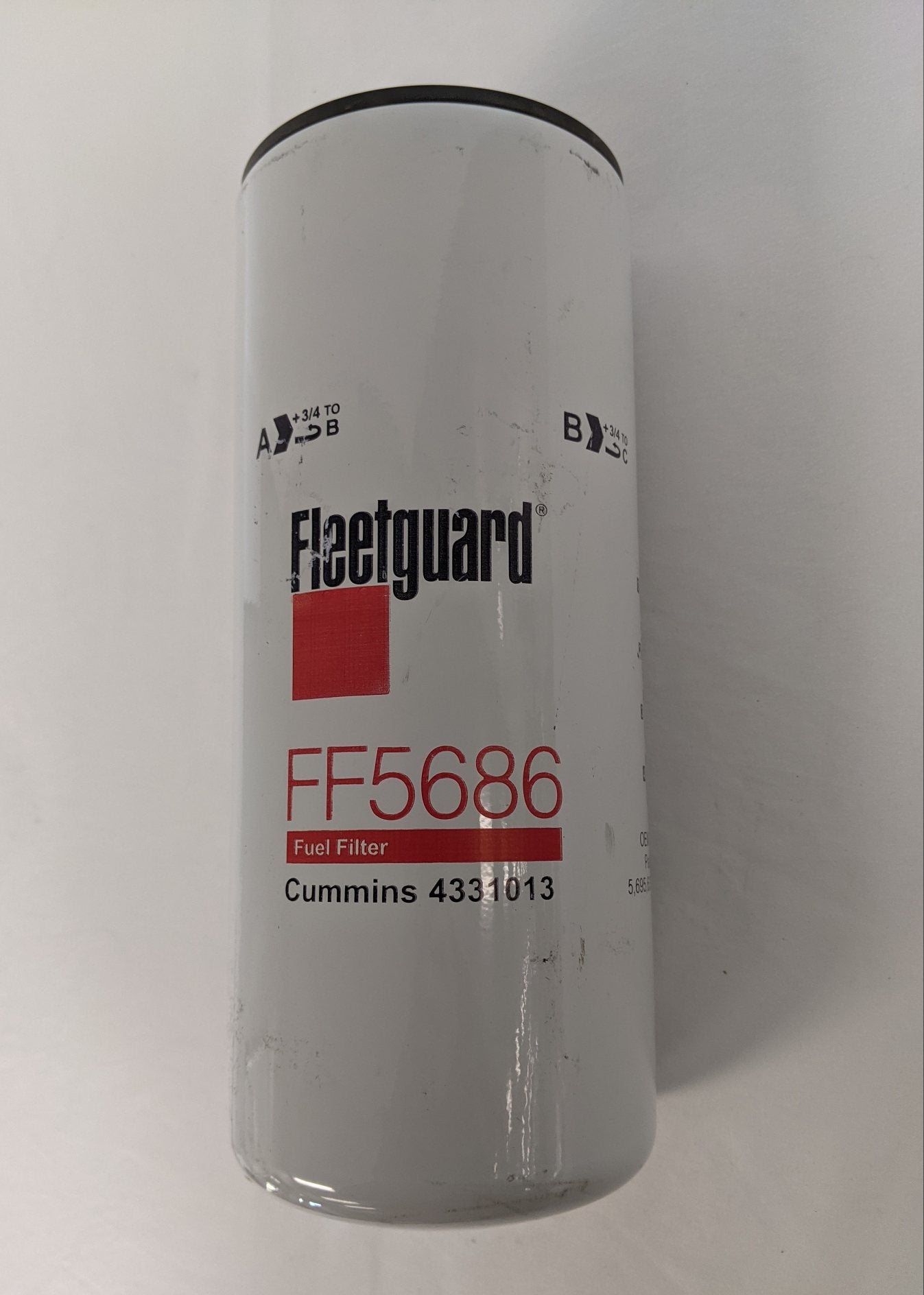 Fleetguard Cummins 3685306 Primary Fuel Filter - P/N FF5686 (8975903064380)