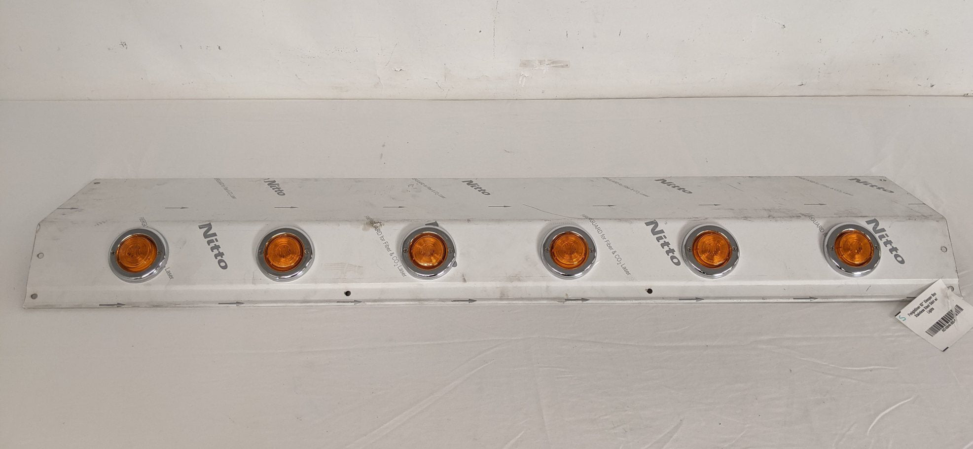 Freightliner 62" Sleeper Box Stainless Steel Skirt w/ Lights - P/N A22-65040-003 (9015610802492)