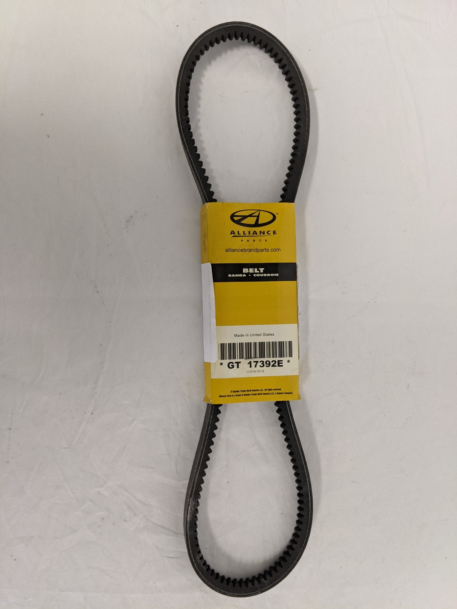 Alliance 17/32" x 39¼" Extended Life V Belt - P/N GT 17392E (9035137712444)