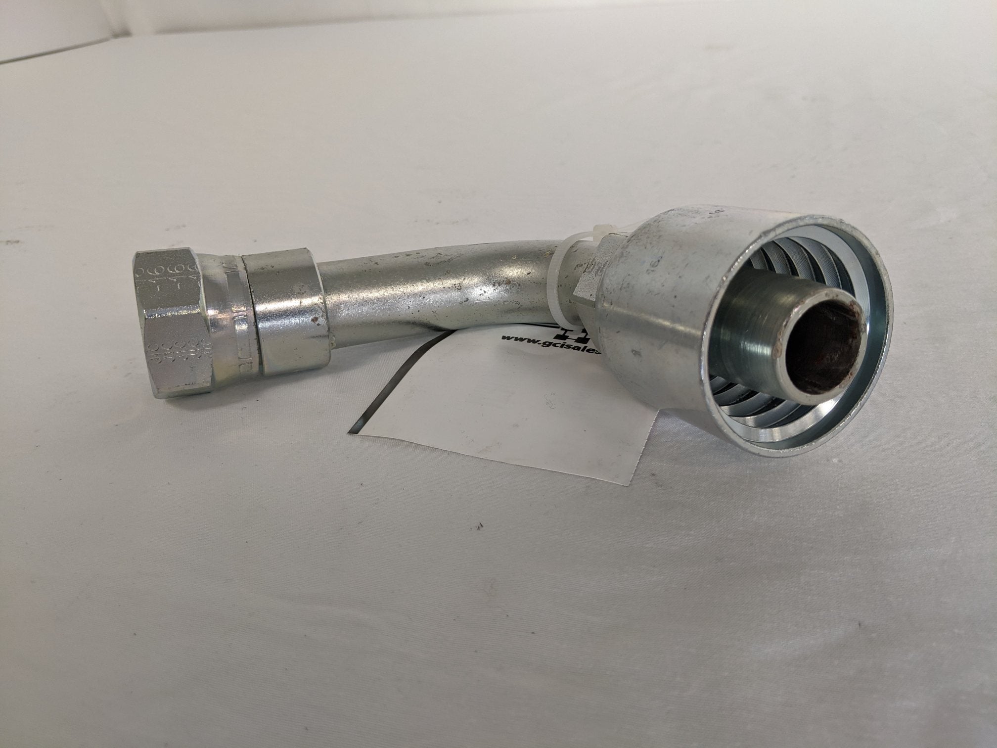 Parker 90° Elbow Long Drop Hydraulic Hose Fitting - P/N 14171-16-16 (9061221171516)