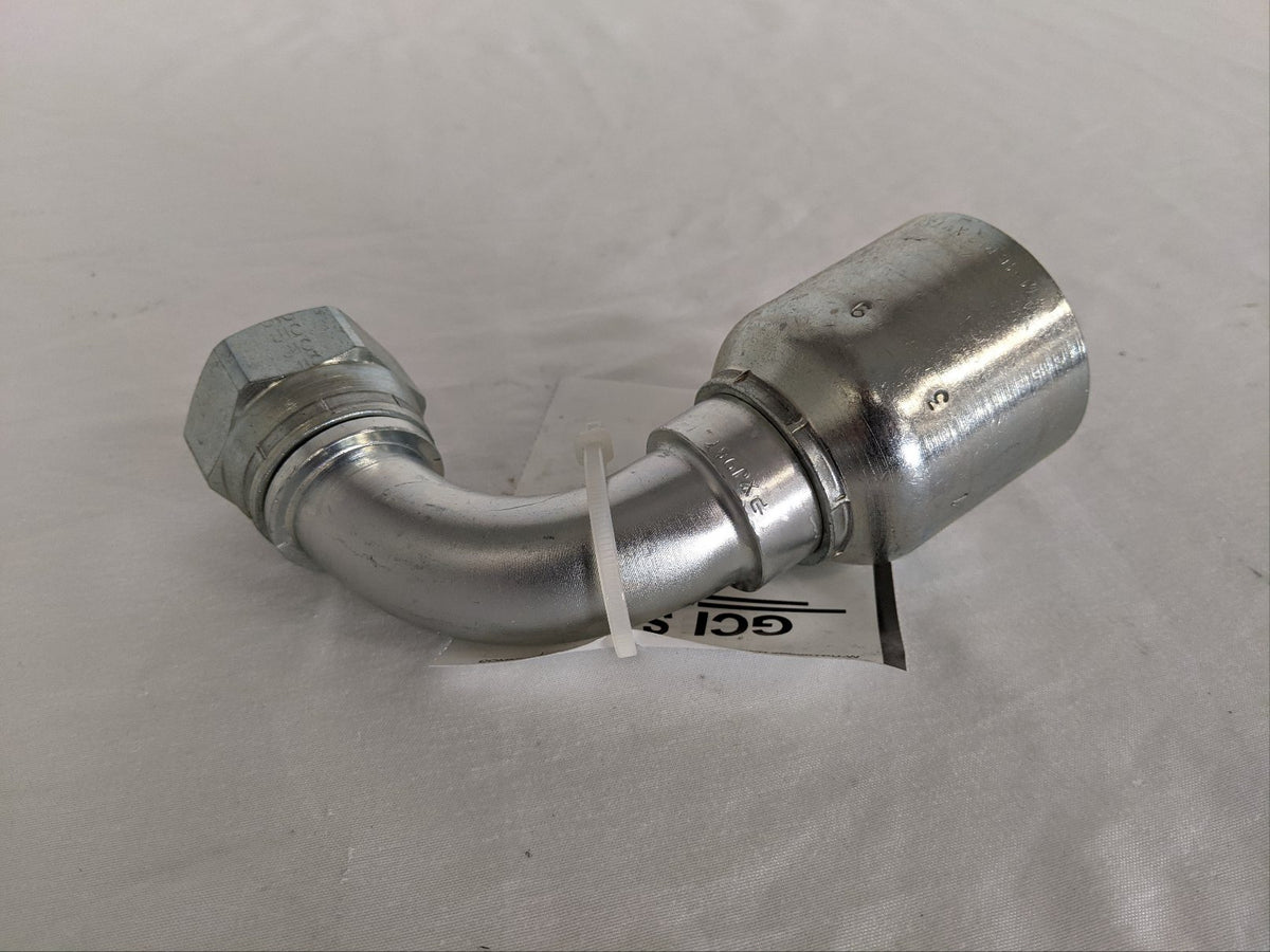 Parker 90° Elbow Short Drop Hydraulic Hose Fitting - P/N 13971-16-16 (9061904777532)