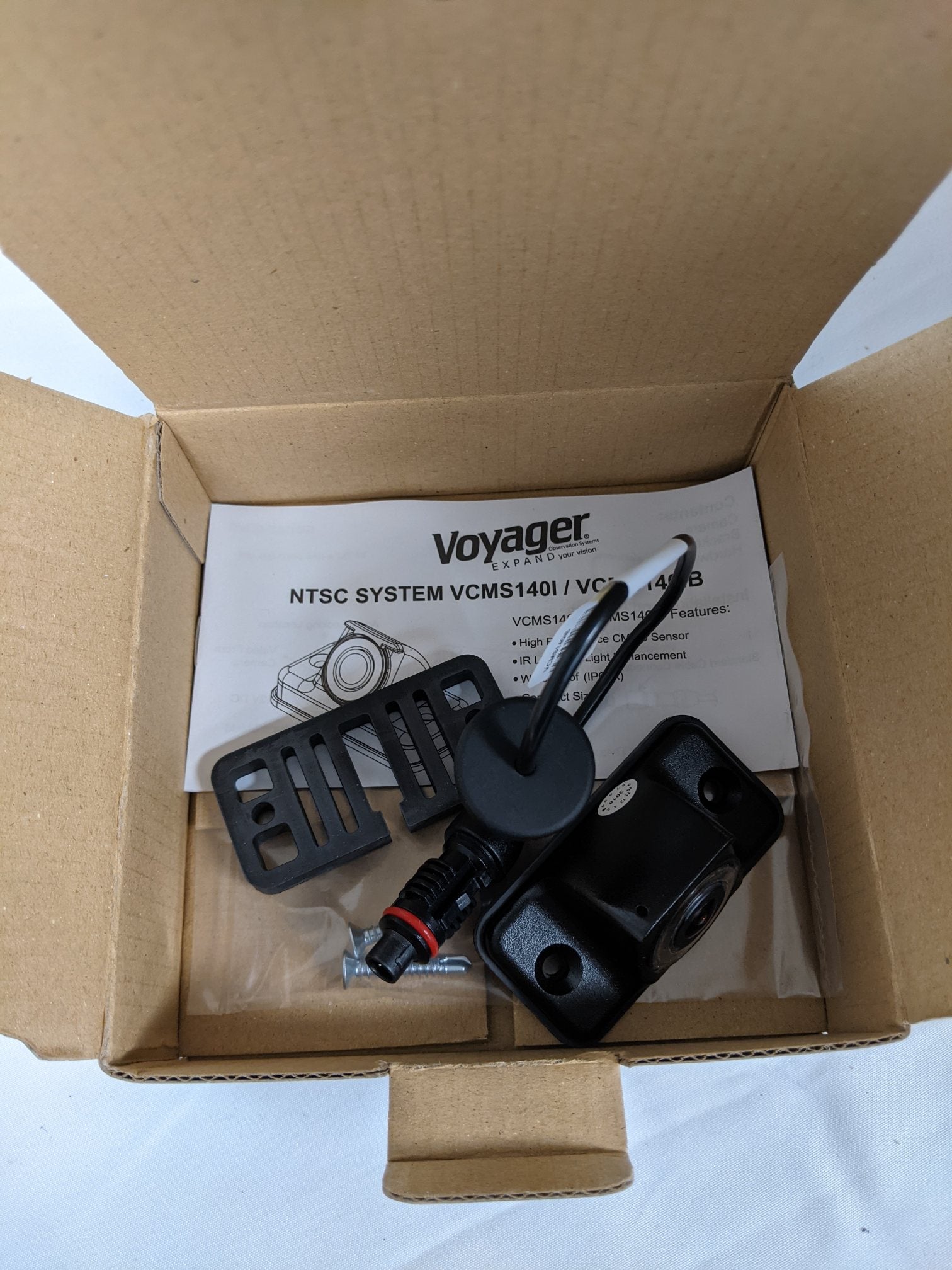 Voyager ASA Electronics VCMS 140IB Camera w/75' Cable # CEC75L1 & ADPT 31300025 (9097879093564)