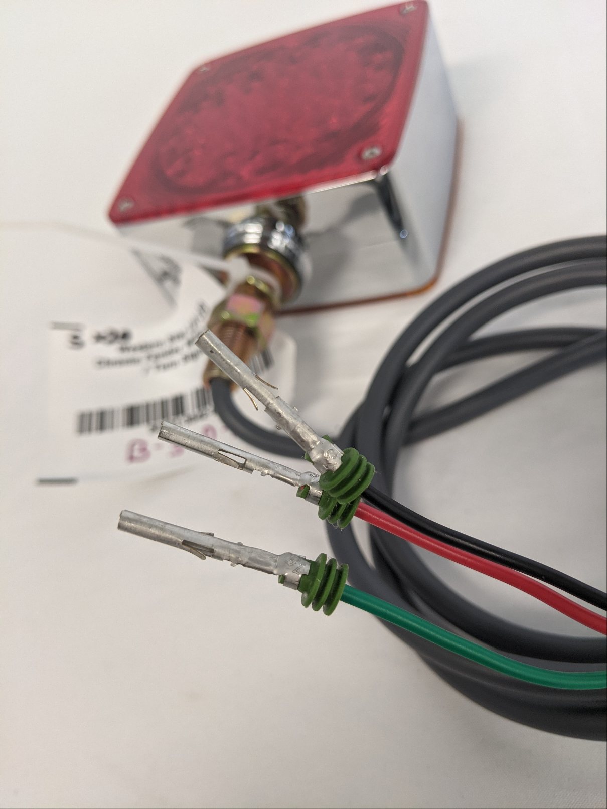 Western Star LH LED Chrome Fender MTD Marker / Turn Signal - P/N 84101-3542 (9120838222140)