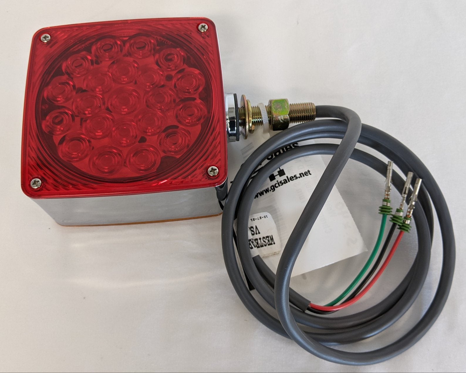 Western Star RH LED Chrome Fender MTD Marker / Turn Signal - P/N 84101-3542 (9136198877500)