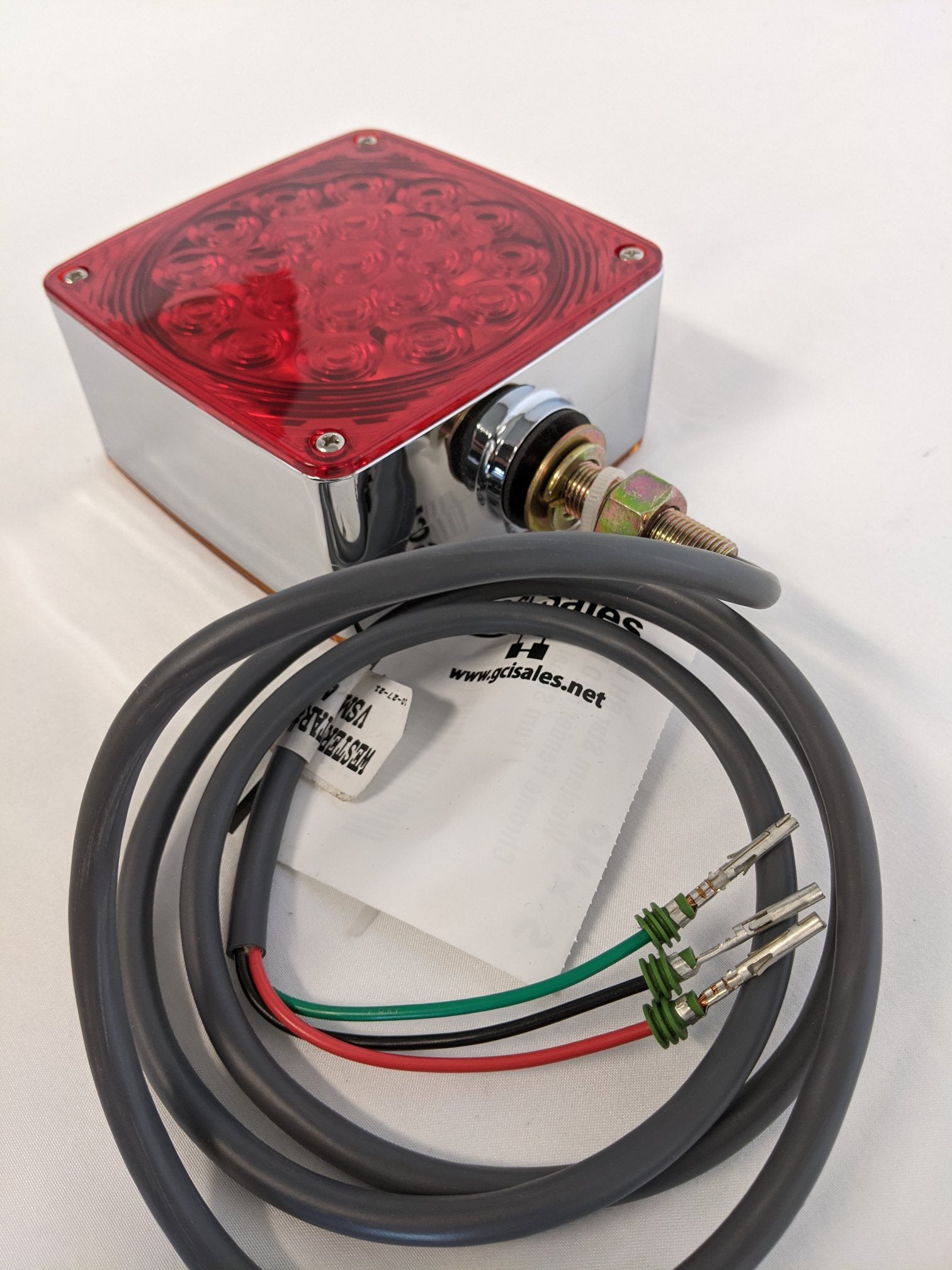 Western Star RH LED Chrome Fender MTD Marker / Turn Signal - P/N 84101-3542 (9136198877500)