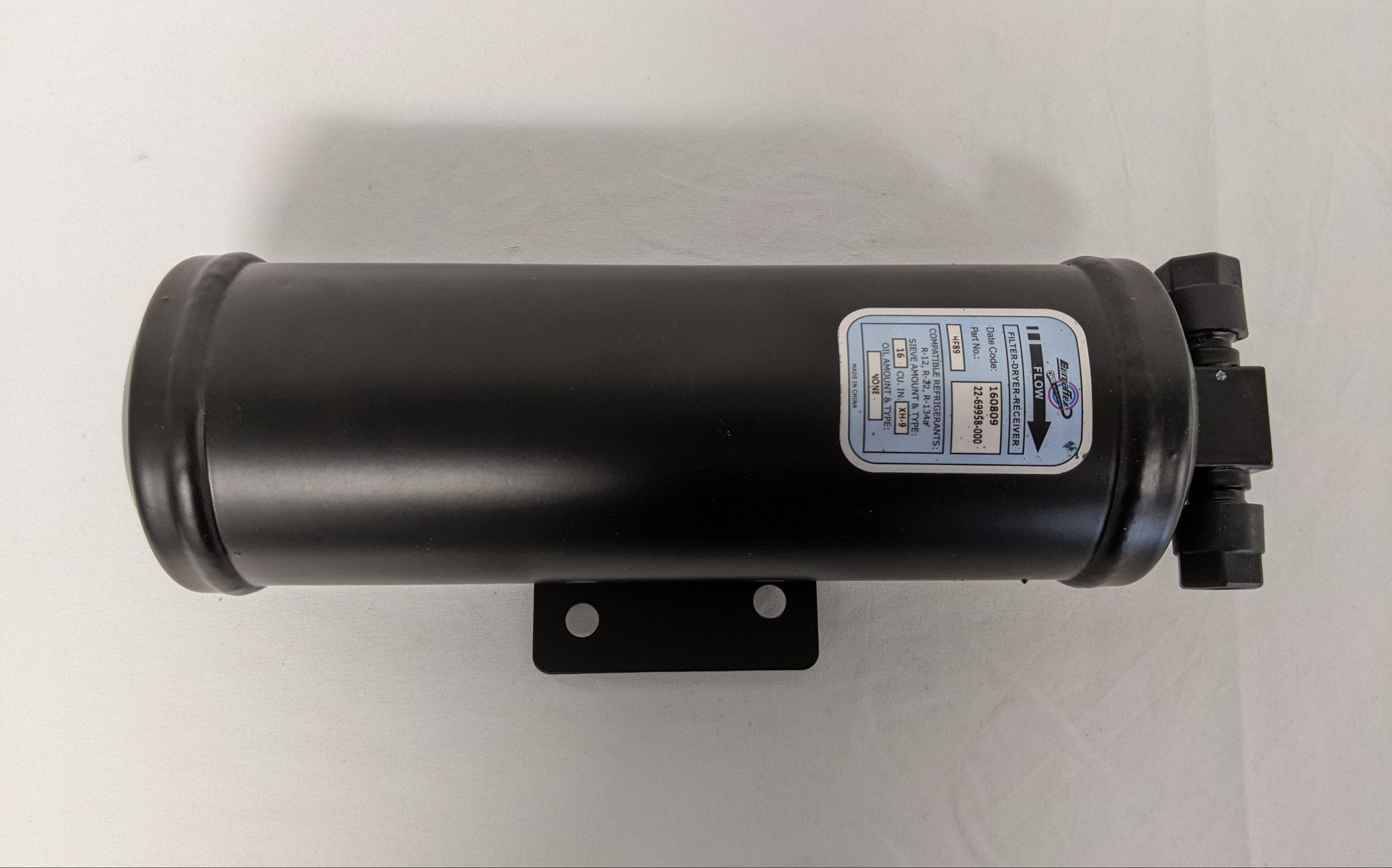 Burgaflex w/ Bracket w/o P-Relief A/C Receiver Drier - P/N 22-69958-000 (9387895980348)