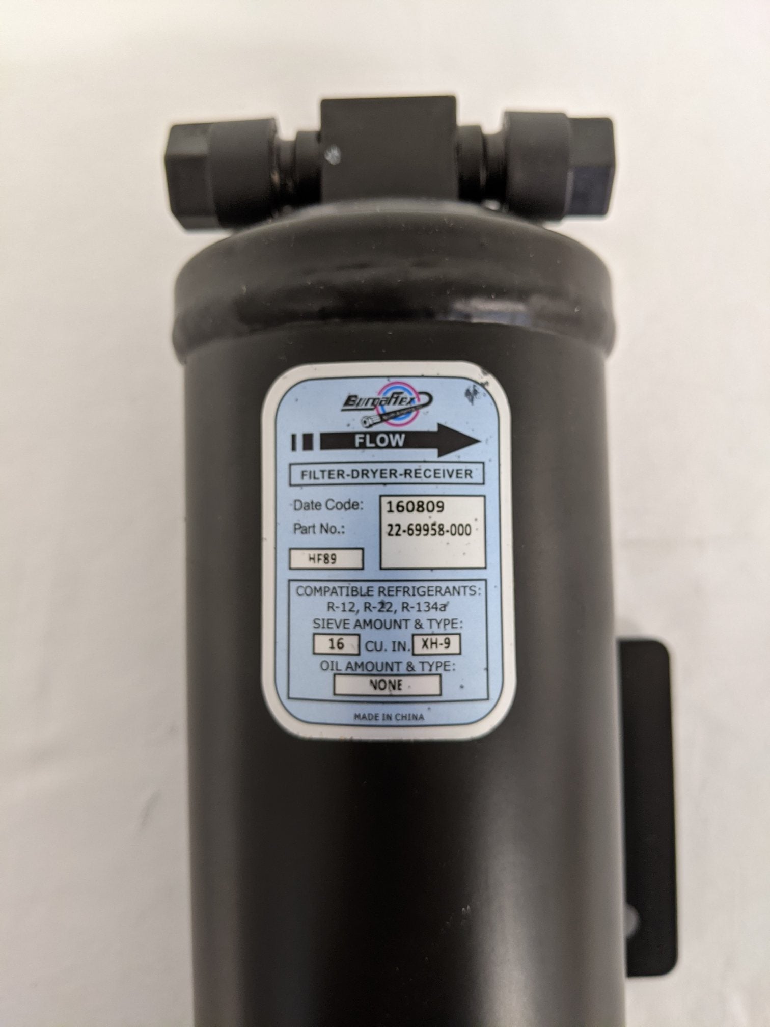Burgaflex w/ Bracket w/o P-Relief A/C Receiver Drier - P/N 22-69958-000 (9387895980348)