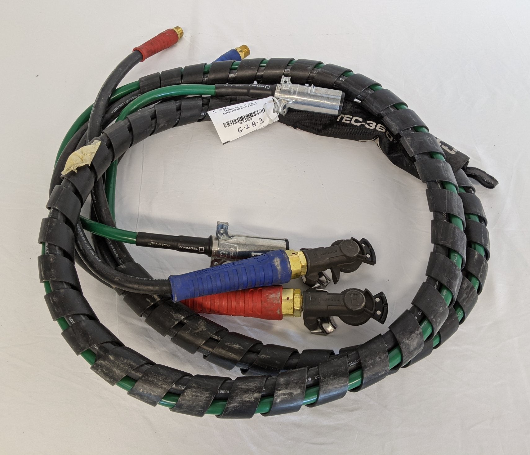 Tectran 13 ½ Ft. 3-In-1 Electrical/Air Line Cables - P/N TTM LKAPL135T (9172578730300)