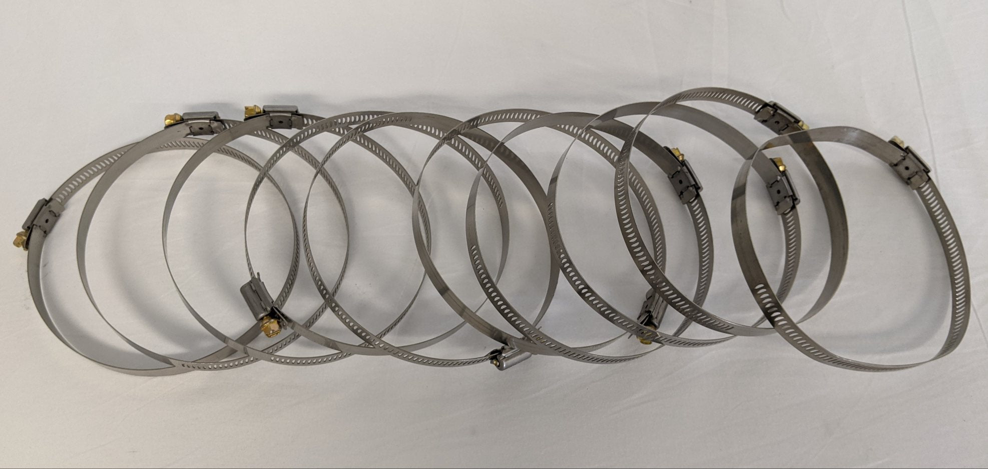*Lot of 10* Breeze 2 ½" - 5 ½" (64 -140 mm) Hose Clamp - P/N 23-09132-080 (9183828345148)