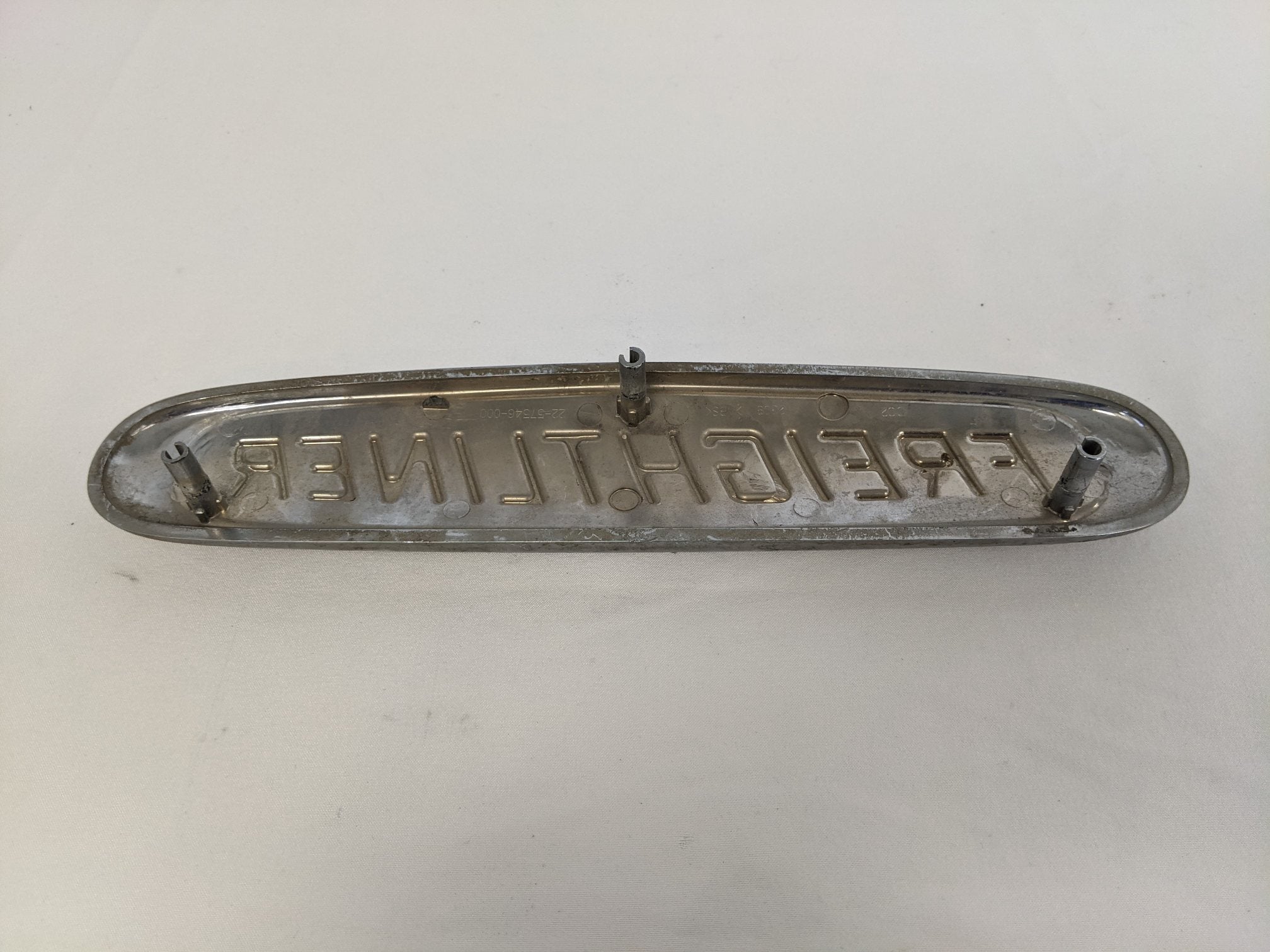 Used Freightliner Plastic Semi Truck Small Emblem - P/N 22-57546-000 (3939575595094)