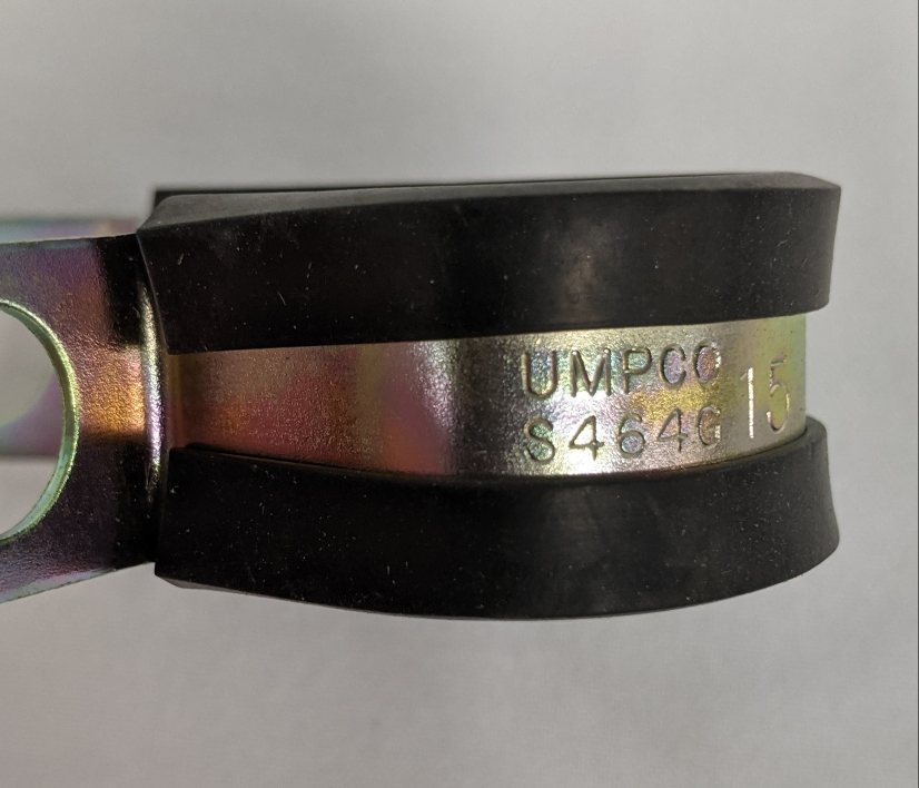 Umpco 0.94" Diameter Single Loop Cushion Clamp P/N S464G15