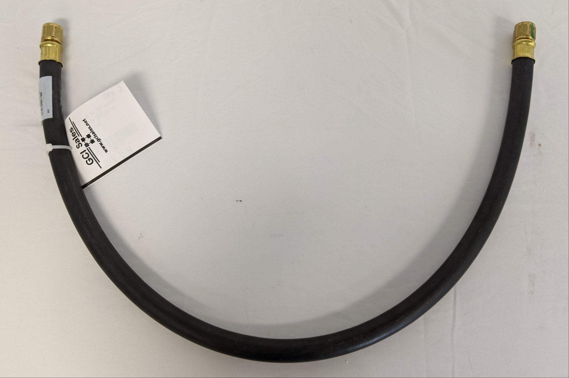 Parker 39" #8 Air Line Hose w/ (2) -8 SAE 45° Swivel Ends - P/N 12-21021-039 (9209115476284)