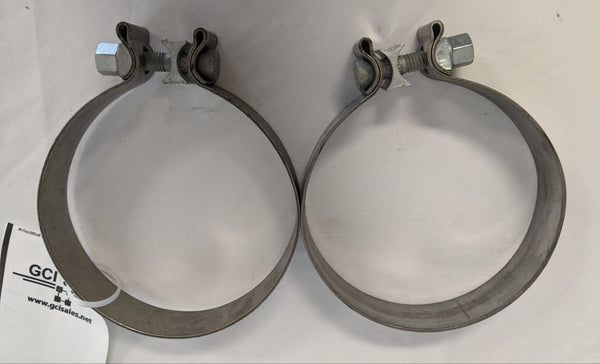 *Lot of 2* AccuSeal 5" Dia. 1¼" Band SS Exhaust Clamp - P/N 04-30664-501 (9239700013372)