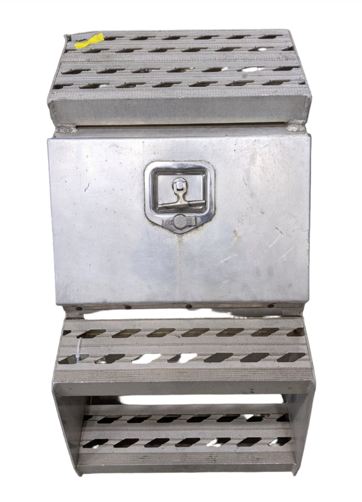 Damaged 28" x 18" x 25" Side Step Tool Box w/o Keys (9400766202172)