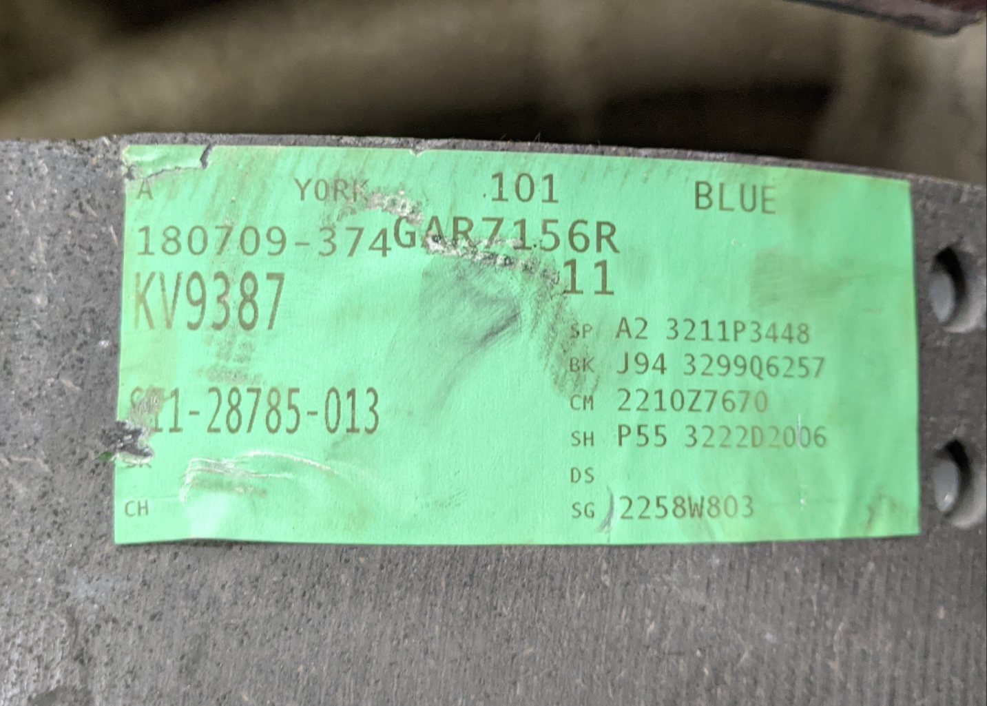 *New Take Off *4 Sets* Meritor 16.5" 4707QP 7" Brake Shoe Kits- P/N SMA2124707QP (9539195863356)