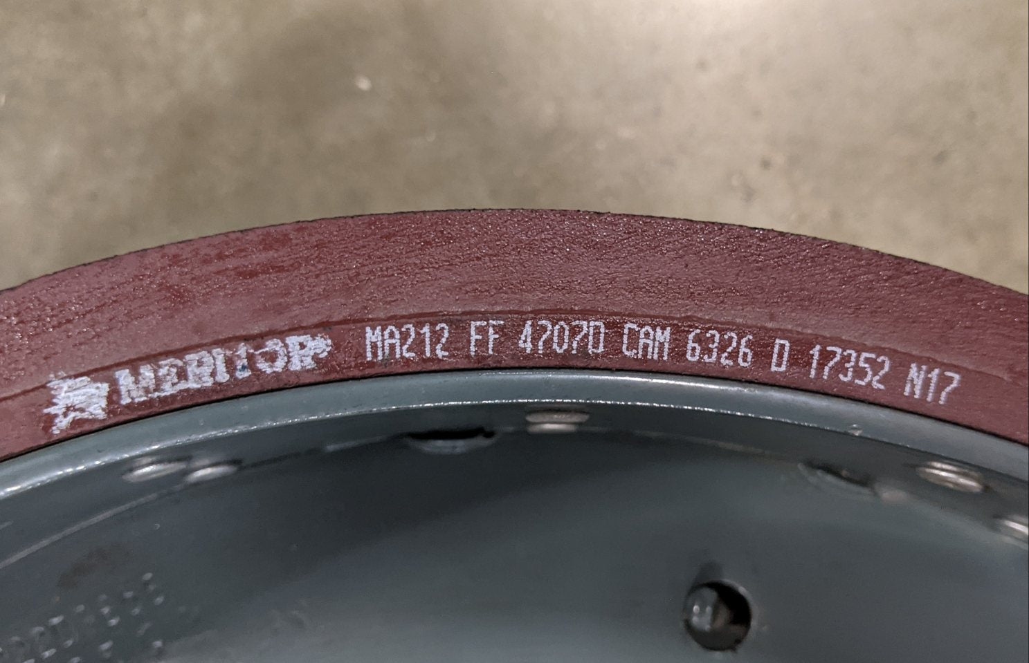 *New Take Off *4 Sets* Meritor 16.5" 4707QP 7" Brake Shoe Kits- P/N SMA2124707QP (9539195863356)