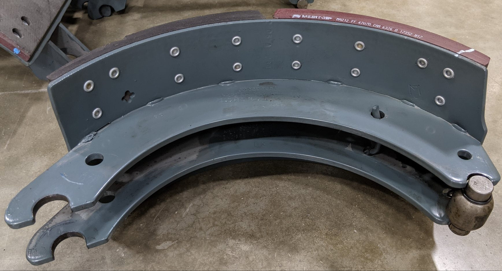 *New Take Off *4 Sets* Meritor 16.5" 4707QP 7" Brake Shoe Kits- P/N SMA2124707QP (9539195863356)