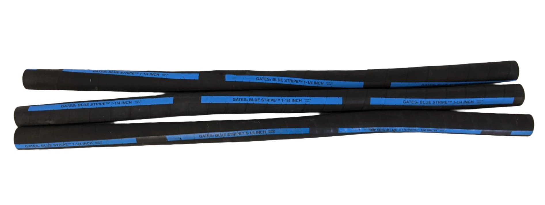 *Lot of 3* Gates Blue Stripe 35½" Long 1¼" ID Radiator Hose -P/N 4175SC125 (9682531975484)