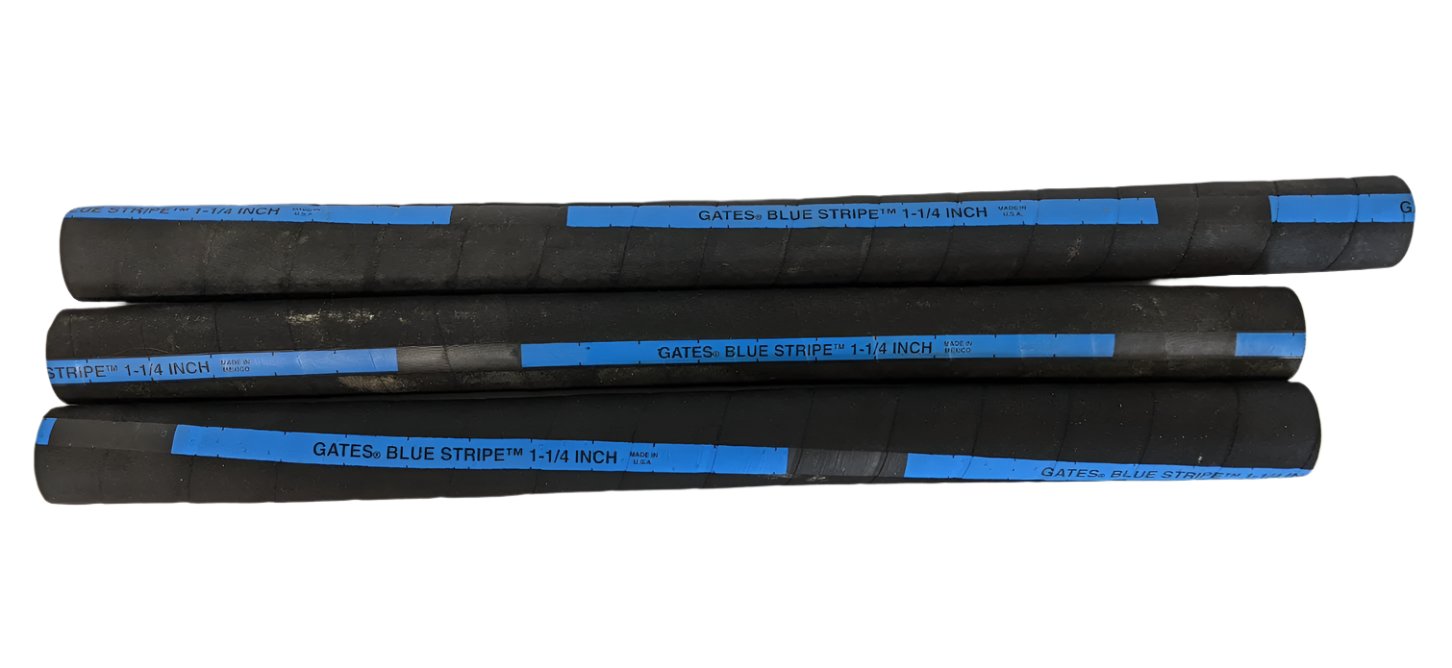 Gates Safety Stripe Heater Hose – 5/8" ID, 24 Inch Length, 60 PSI, OEM Spec, USA Made, 28411