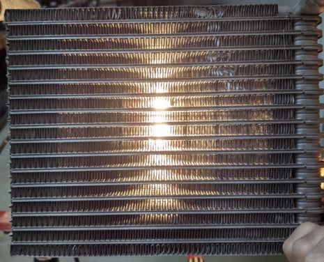 Damaged Freightliner Columbia Bunk HVAC Evaporator Coil - P/N BOA 91567 (9684159365436)