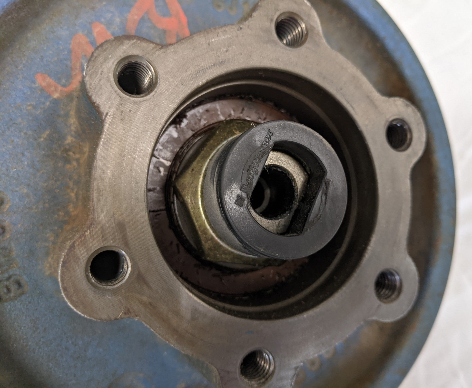 Used Borg Warner Fan P/N 010021779 Hub & Pulley P/N 010018998 (9701517590844)