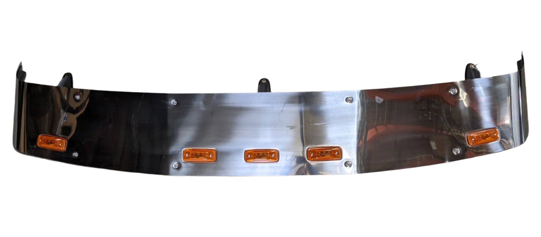 Damaged Western Star Sleeper, Raised Roof Sun Visor & Bracket -P/N 22-75588-000 (9783768809788)