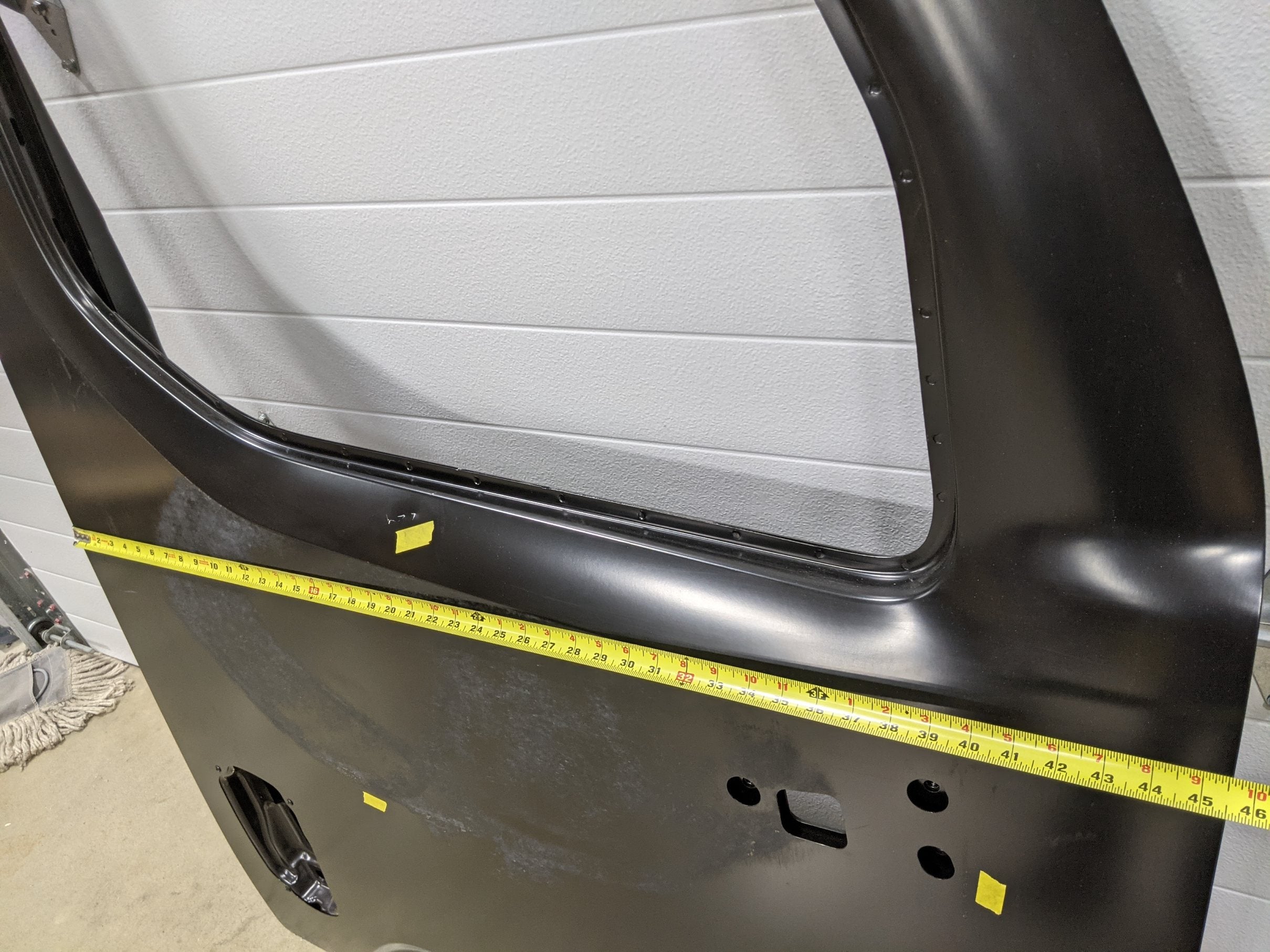 Damaged (1 Hr.) Western Star 49x, 47X, 57X RH Cab Door Shell - P/N A18-74435-003 (9783917314364)