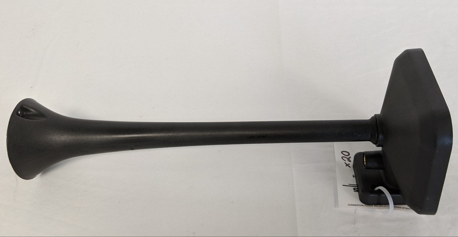 Hadley 14" Round Black Air Horn w/o Cover - P/N: 22-68626-001 (9769506832700)