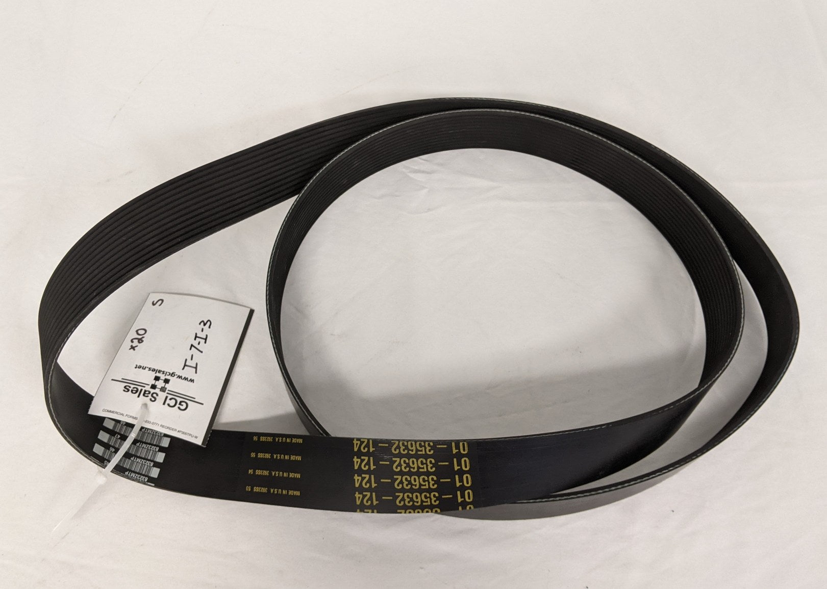 New Freightliner Cummins ISX 83.62" (2124 mm) Fan Belt - P/N 01-35632-124 (9781398536508)