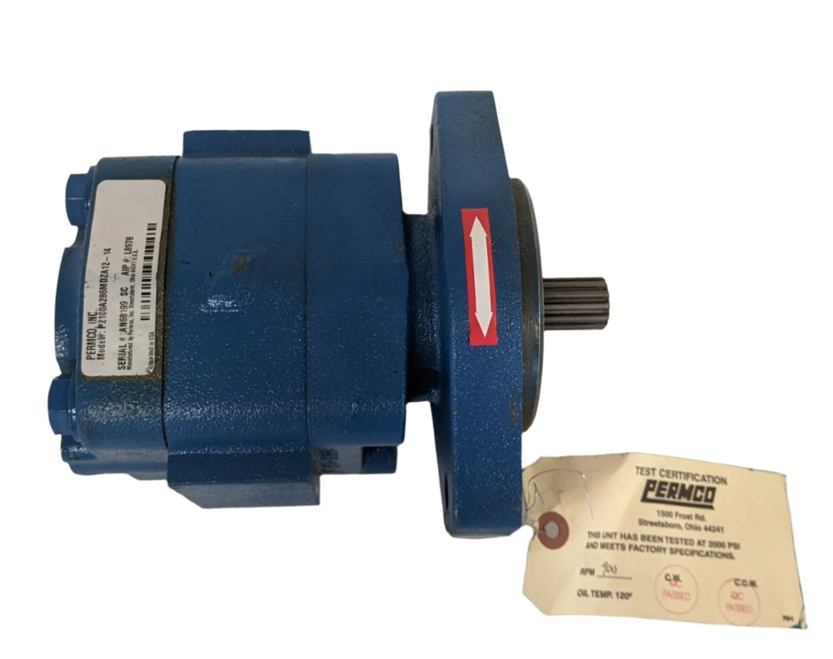 New Permco 2100 Series 11 GPM Hydraulic Pump Motor - P/N P2100A286MDZA1214 (9781463580988)