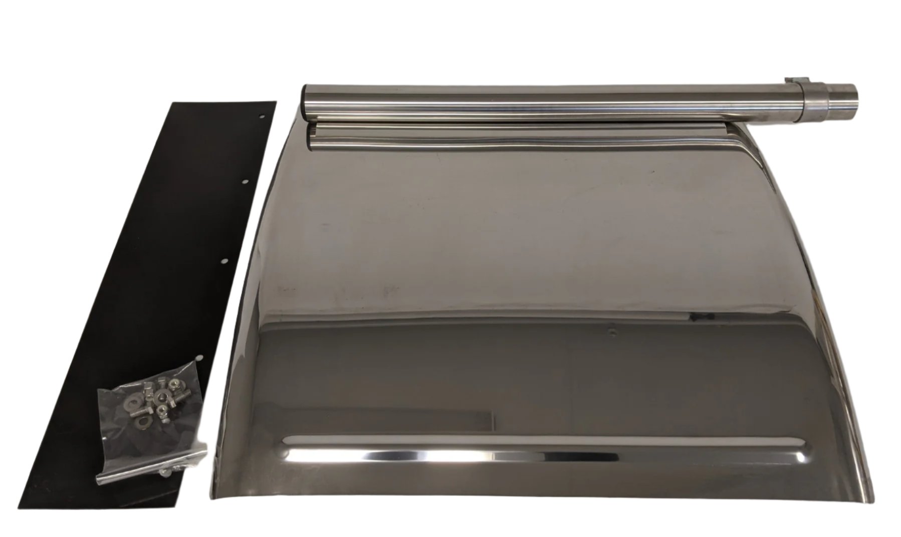 Freightliner Low Mount Stainless Steel Quarter Fender - P/N 22-73944-017 (9805718487356)