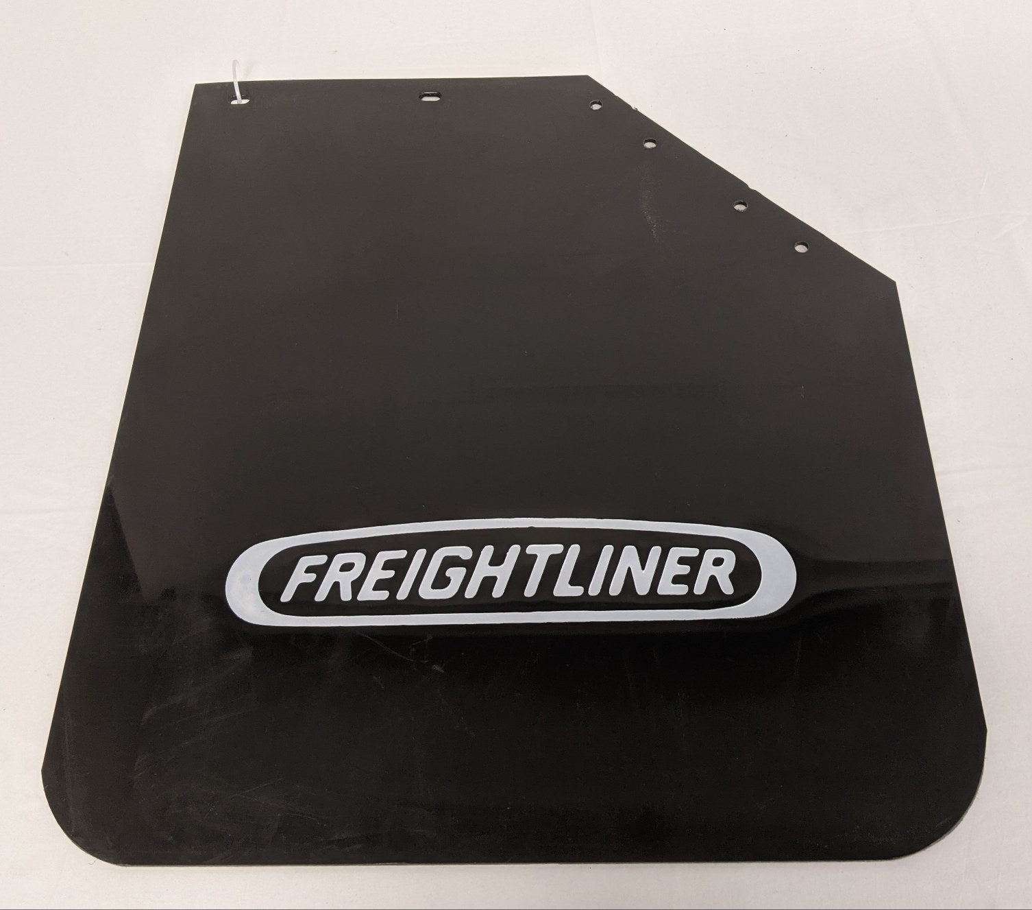 Used Freightliner RH 27" Angled Mud Flap w/ Logo - P/N 22-69608-223 (9834023256380)