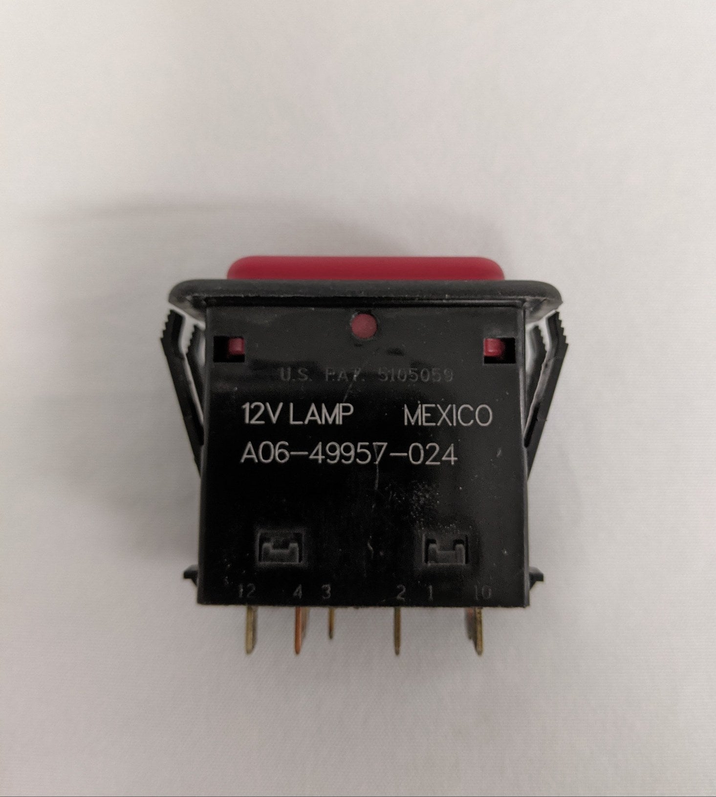 Freightliner Boom Out of Stow Pilot Lamp Switch - P/N A06-49957-024 (9851434238268)