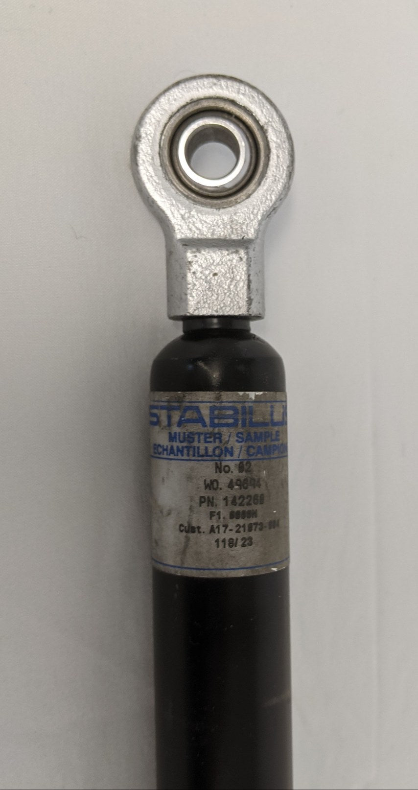 Stabilus Hood Tilt Assist Spring Strut - P/N A17-21073-004 (9879393501500)