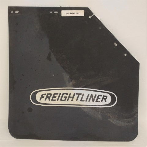 Freightliner RH Front 24" Mitered 1 Black Mud Flap - P/N 22-61645-021 (6700700827734)