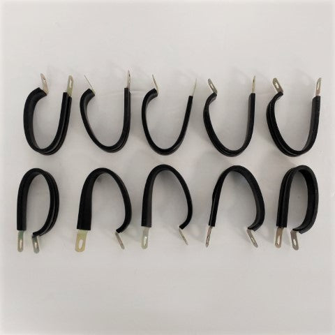 Umpco *Lot of 10* ¾" Cushioned Steel Loop Clamp - P/N: S465G12-3 (6707116179542)